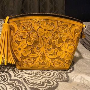 Mexican hand made leather purse